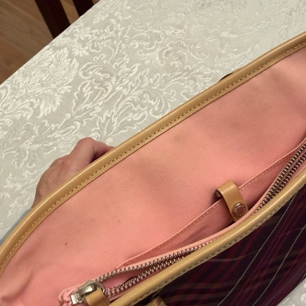 Burberry Nova Tote💕free Canvas Burberry Cosmetic Case